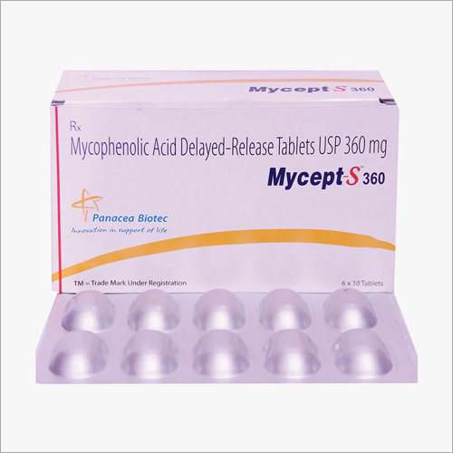 360 mg Mycophenolic Acid Delayed Release Tablets