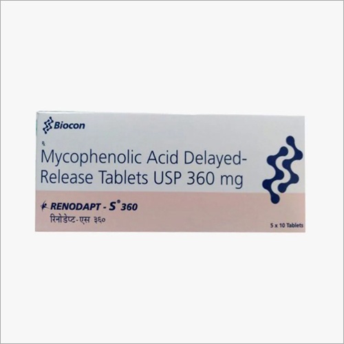 Mycophenolic Acid Tablets 360 Mg