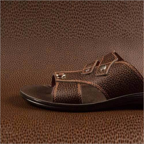 Brown Footwear Pvc Leather Fabric