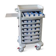 Hospital Drug Trolley with medicine box