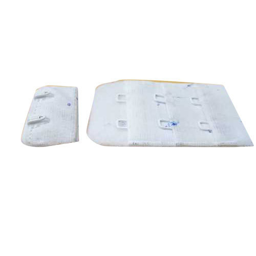 White Bra Hook And Eye Fastener