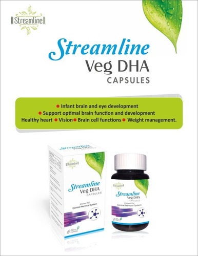 Streamline veg DHA Capsules - 30 veg. 500 mg