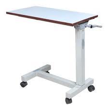 Cardiac Overbed Table With Hydraulic Function