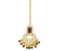 Kundan Gold Plated Necklace Set For Women (Multi Colour)