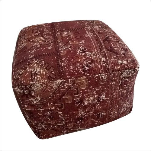 Bleach Wool Pouf