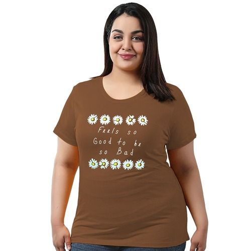 Multi Color V Neck Ladies T Shirts