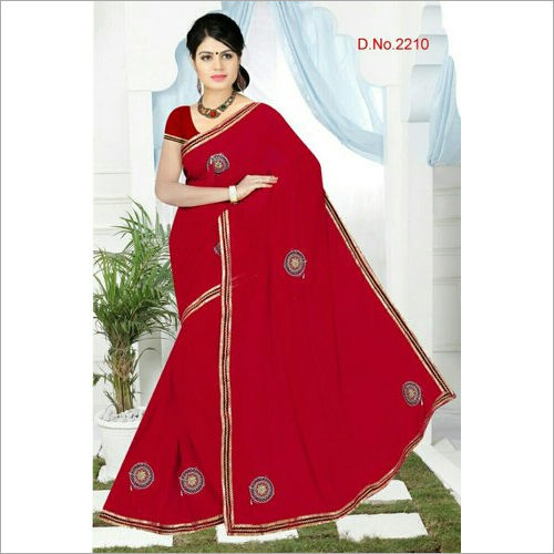 Daily Wear Ladies Casual Chiffon Saree