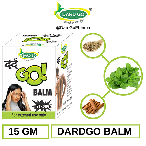 Dard Go Ayurvedic Pain Relief Balm Age Group: Suitable For All Ages