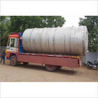 Stainless Steel Horizontal Chemical Process Tank