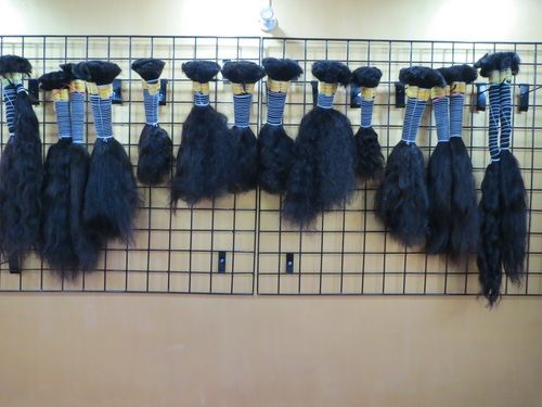 100% RAW HAIR EXTENSION 10 A NATURAL INDIAN TEMPLE HAIR