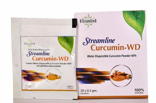 Streamline Curcumin Powder instant Instant Dispersible Cold Water 20 Sachets