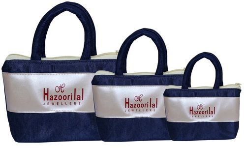 Dark Blue Harzoorilaal Jewelry Bag