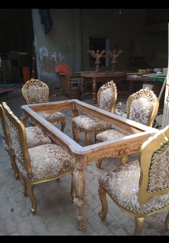 Handmade Carved Dining Table