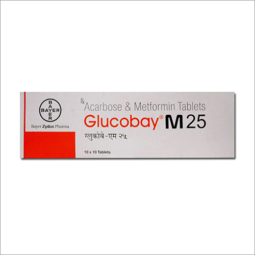 25 mg Acarbose And Metformin Tablets
