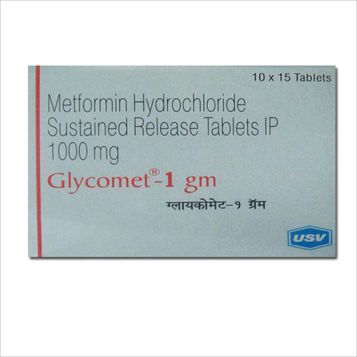 Metformin Hydrochloride SR Tablets 1000 mg