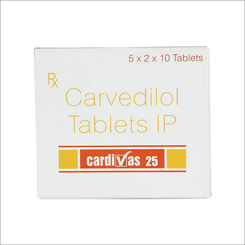 Carvedilol Tablet (3.125MG,6.25MG,10MG,12.5MG,20MG,25MG,40MG)