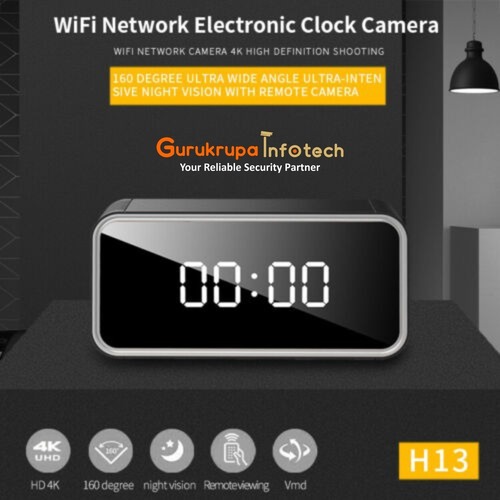 4k clock camera