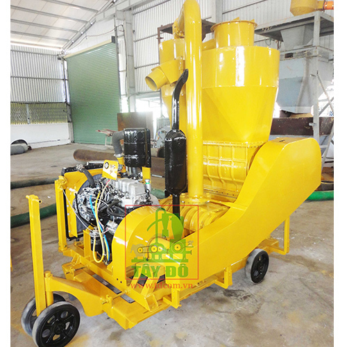 Rice Husk Vacuum Conveyor Use Diesel Engine