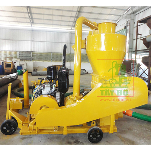 Rice Husk Vacuum Conveyor Use Diesel Engine
