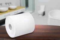 Center Feed Roll - Virgin Soft Paper, 8 Inch Size, White Color , Soft Smoothness For Hygiene Use In Kitchen, Home, Hotel, Restaurant