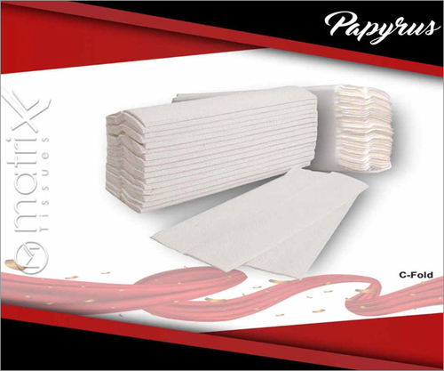 White C Fold Roll Tissue Paper