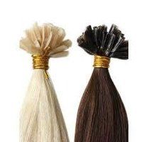 100 % Cuticle Unprocessed  U Tip Human  Hair Extensions