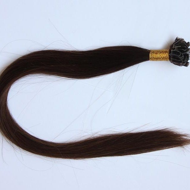 100 % Cuticle Unprocessed  U Tip Human  Hair Extensions