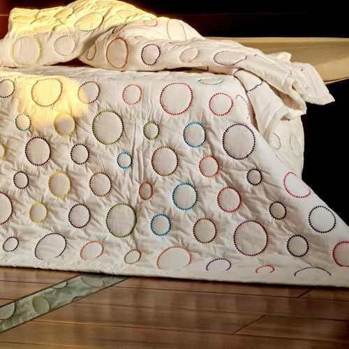 Cotton Embroidered Quilt