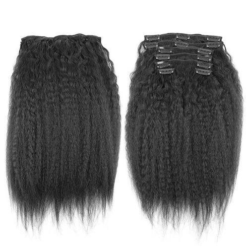 Professional Stylized Clip In Human Hair Weft  Extensions !!!!!