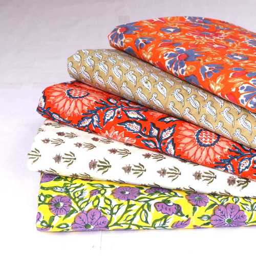 HAND BLOCK PRINTED COTTON FABRIC