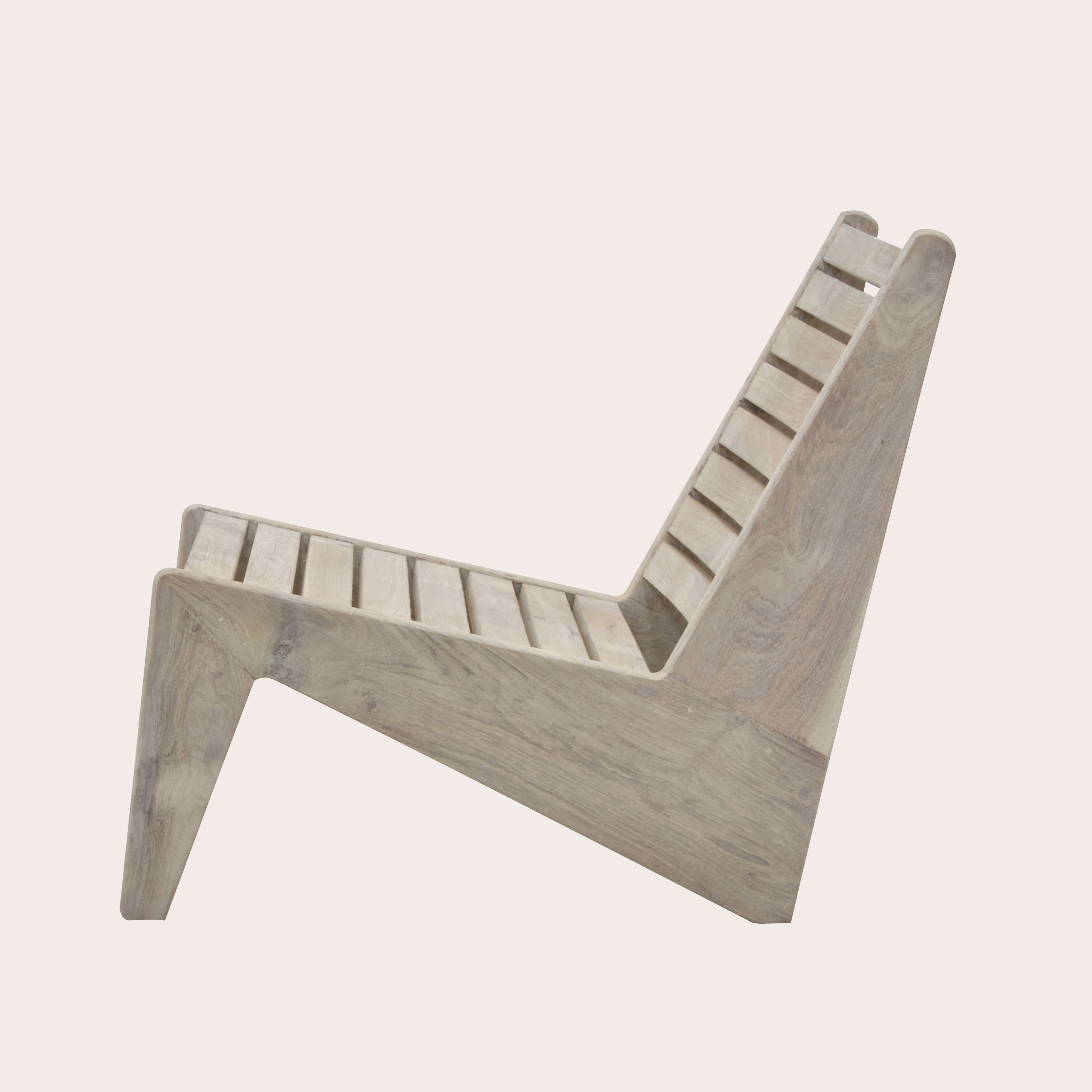 Pierre Jeanneret Outdoor Slatted Kangaroo Chair