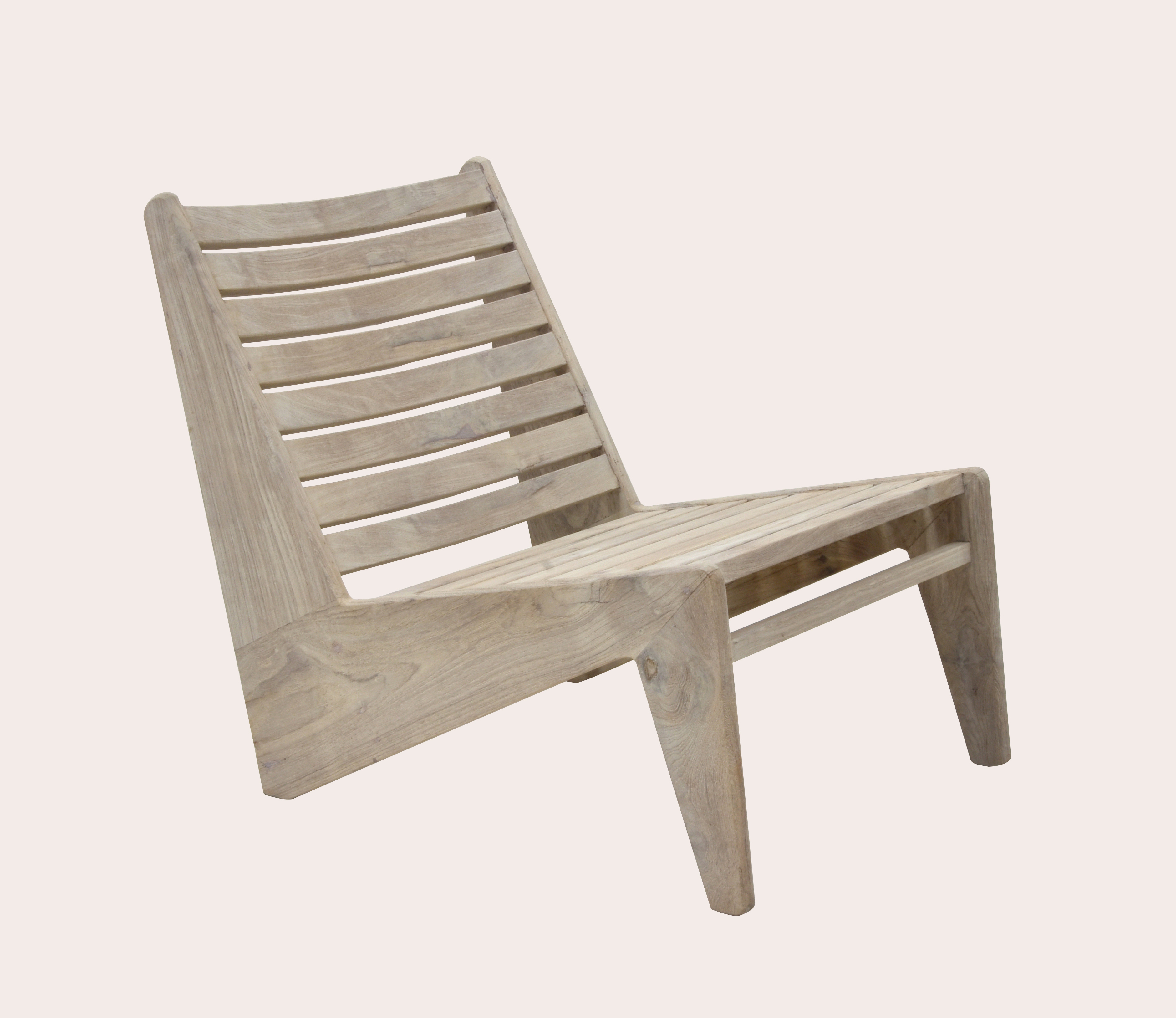 Pierre Jeanneret Outdoor Slatted Kangaroo Chair