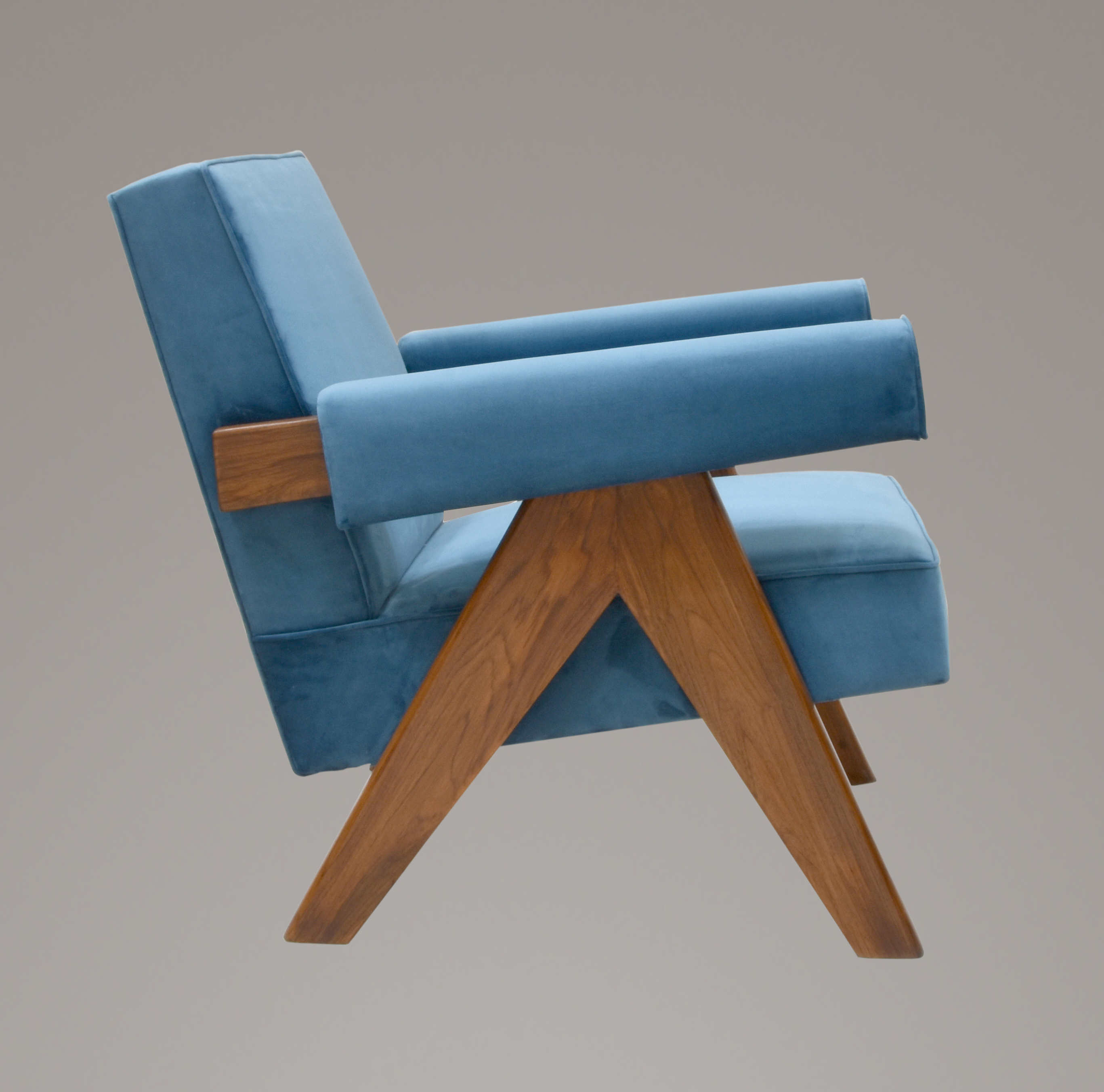 Pierre Jeanneret Upholstered Lounge Chair