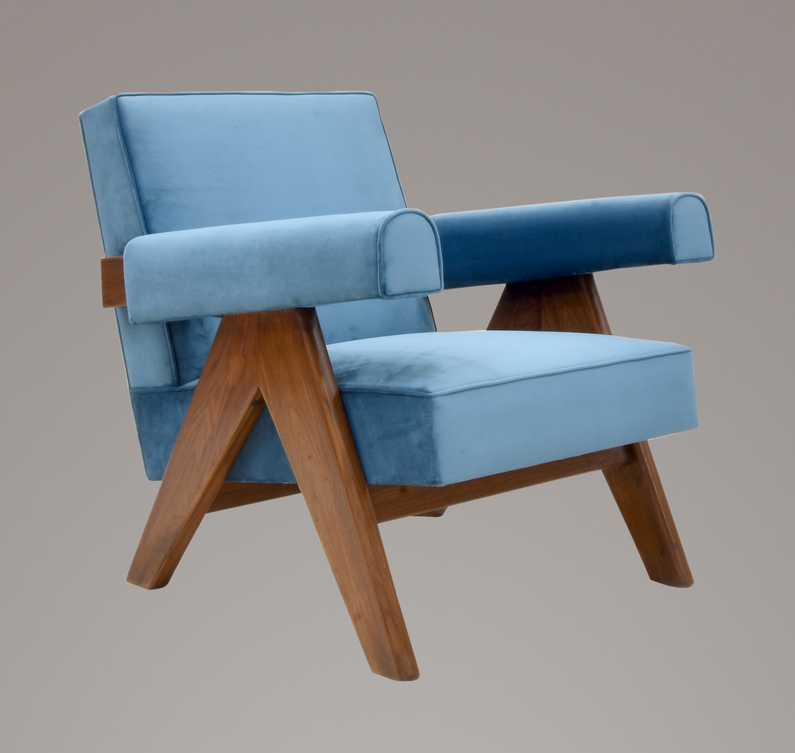 Pierre Jeanneret Upholstered Lounge Chair