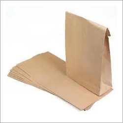 Brown Plain Paper Pouch Bags