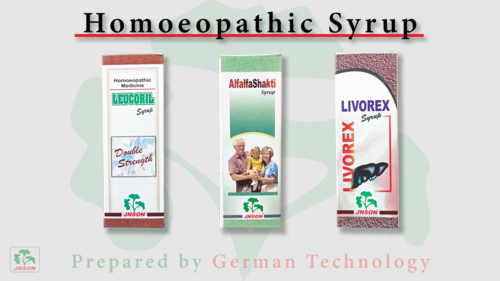 Homoeopathic Syrup Ingredients: Alfalfa	1X	Hydrastis Canadensis	1X
Avena Sativa	1X	Ashwagandha	1X
China Off	1X	Acid Phos	1X
Arjuna	1X	Zingiber Officinalis	1X
Five Phos	3X