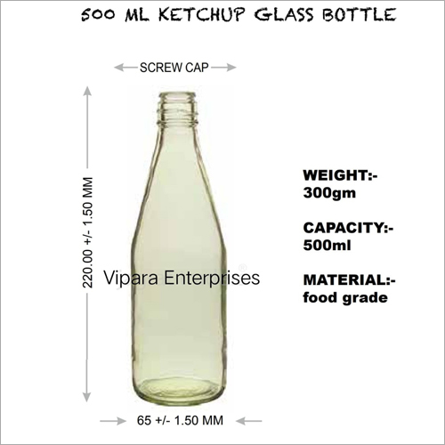 500 ML Ketchup Glass Bottle