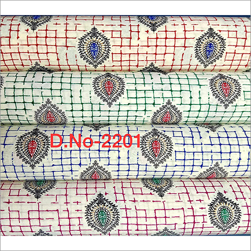 Dual Print Rayon Fabric