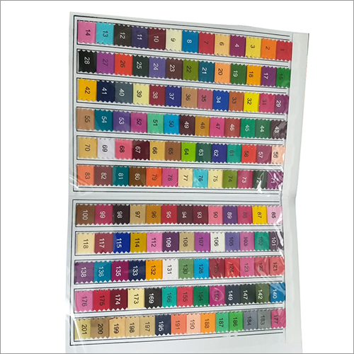 Dyed Poplin Colour Chart