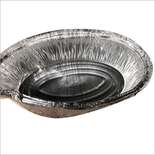 110 GSM Silver Paper Bowl - Paper, 8 Inch, Silver | Disposable for Events and Parties, Eco-Friendly Convenience
