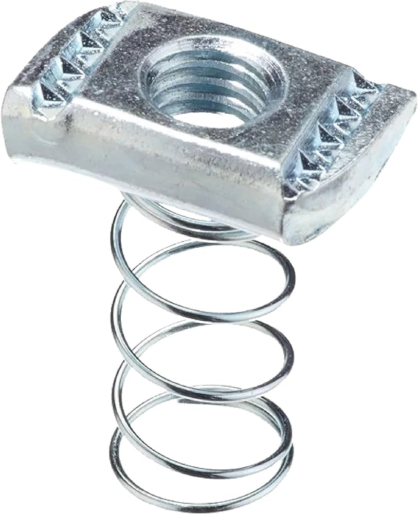 Spring Nut - Color: White- Polished