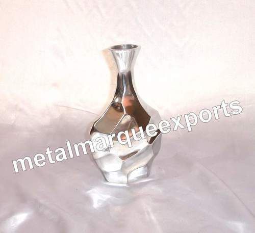 Bottle Shape Aluminum Table Top Flower Vase Application: Home Decor