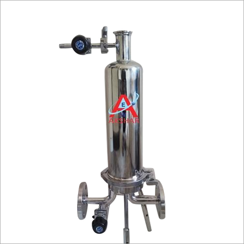 Cartridge Filter Housing - Silver Finish, Semi-Automatic Filtration Unit with Effective Cartridge Filter Type