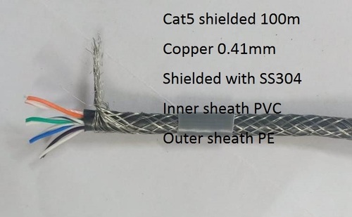 Cat 5 shielded cable