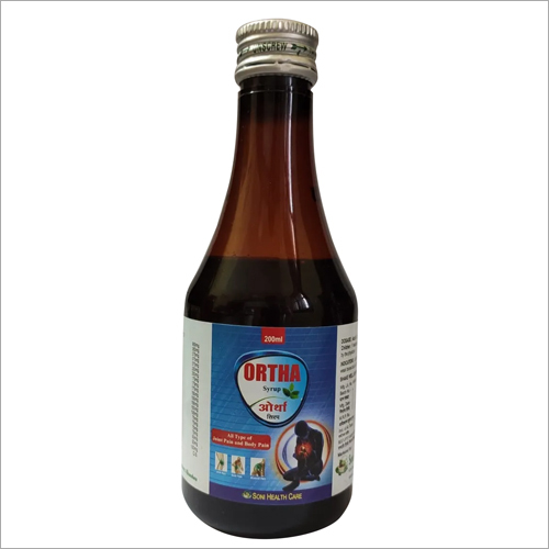 200 Ml Ayurvedic Ortha Syrup Dry Place