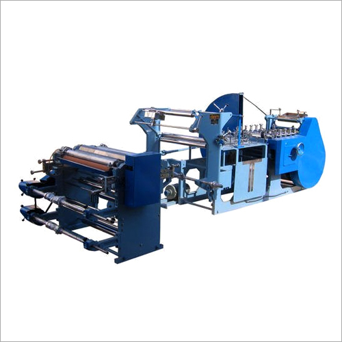 Grocery Shop Bags Fully Automatic Paper Bags Making Machine