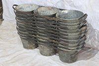 Iron pot planter set of 3