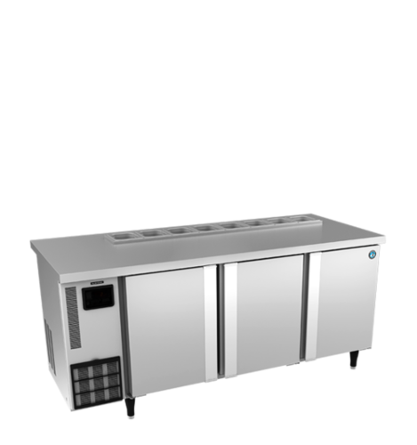 Hoshizaki 3 Door Under Counter Chiller With Pan Arrangement - Rtw-177ms4-gnt