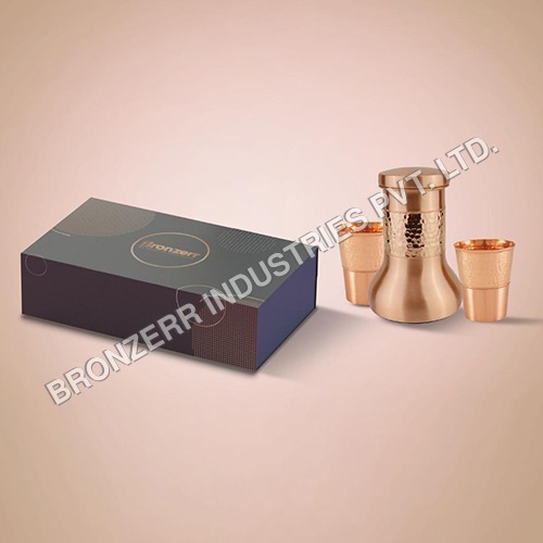 Copper Lily Pot Jar Set By BRONZERR INDUSTRIES PVT. LTD.