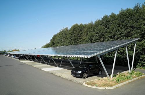 Poly-Crystalline Or Mono-Crystalline Solar Parking